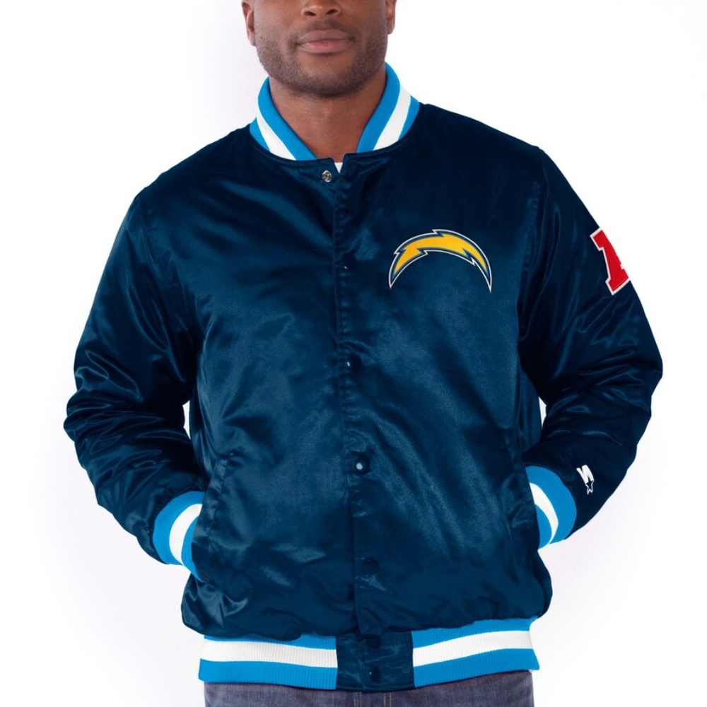 Men's LA Chargers Starter Navy Blue Genuine